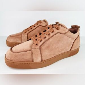 CHRISTIAN LOUBOUTIN Rantulow Orlato Flat Romance Suede Sneakers EU 44 - US 11